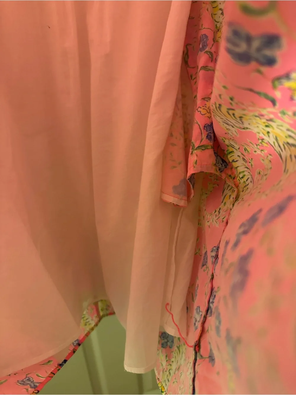 Lilly Pulitzer Kay Babydoll Dress in Prosecco Pink Tigress Garden - Picture 12 of 14